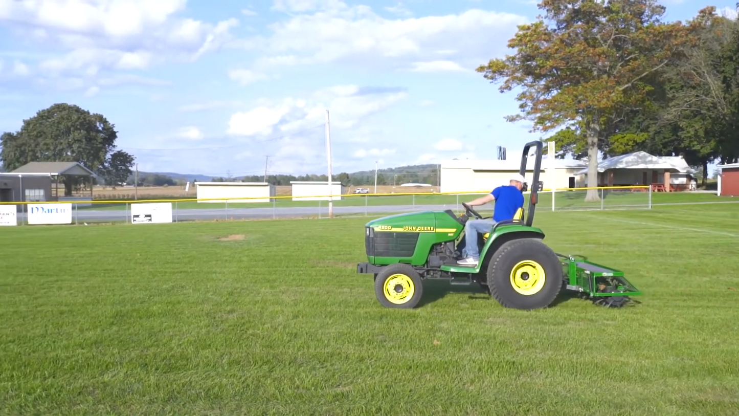 TurfTime Estate Aerators | Model 54-E & 54-ET | Width 54" & 66" | Length 19" & 45" | Horsepower 15-30 HP | For Tractors