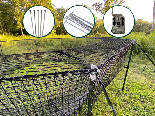 Pig Brig Pro Trap System with Camera | 20' Net | REVEAL Cellular Camera | Wild Hog Control