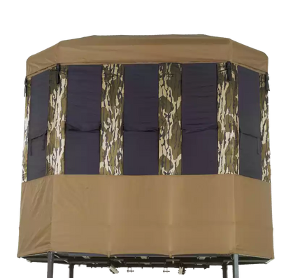 Millennium Treestands Q180 Buck Hut 180 Hunting Blind | Model Q-180-00 | 180° View | 750 lbs Capacity | Tower Stand