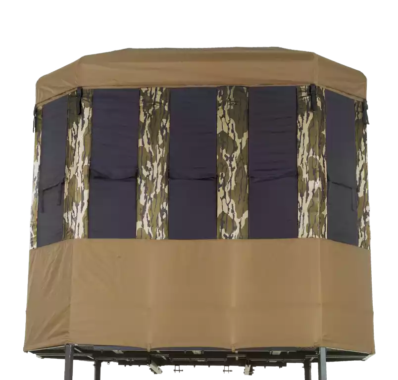 Millennium Q182 Buck Hut Replacement Cover | Model Q-182-03 | 6 Viewing Panels | Mossy Oak Camo | For Q180/Q200/Q230