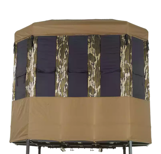 Millennium Q182 Buck Hut Replacement Cover | Model Q-182-03 | 6 Viewing Panels | Mossy Oak Camo | For Q180/Q200/Q230