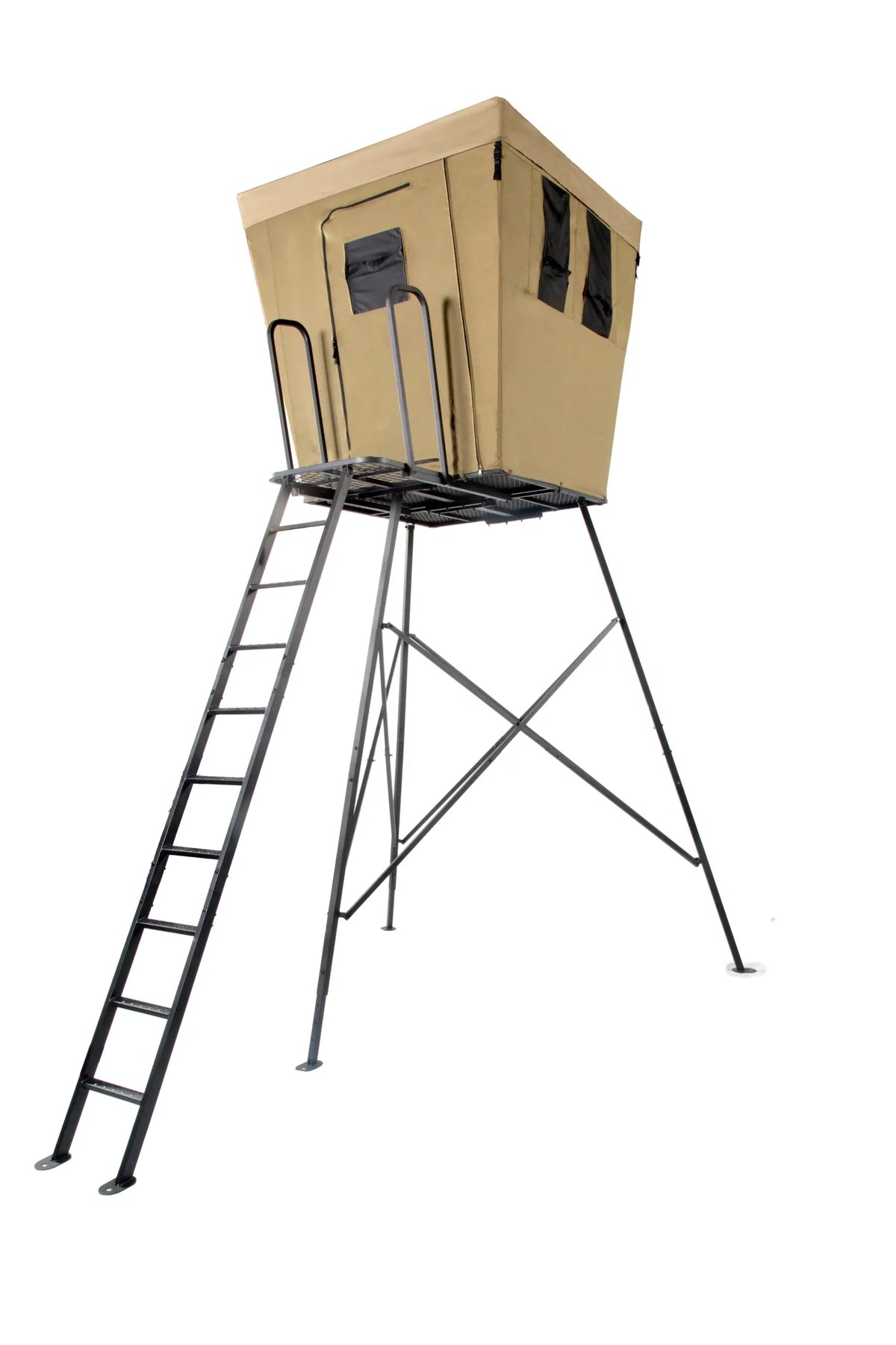 Millennium Treestands Q400 Guard House Buck Hut | Model Q-400-00 | 500 lb Capacity | 8'8" Platform