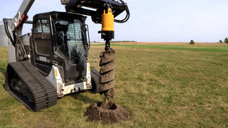 Erskine Industrial Earth Auger | Model PD-40 | Maximum Diameter 48" | Maximum Hydraulic Flow 40 GPM | For Skid Steer
