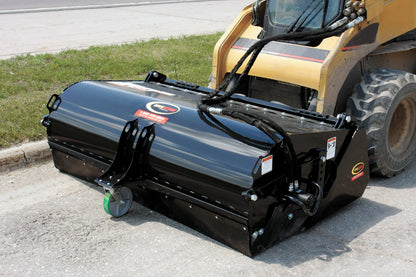 Erskine Pick Up Broom | 60", 72” & 84” Width | Factory Installed Couplers | For Skid Steer