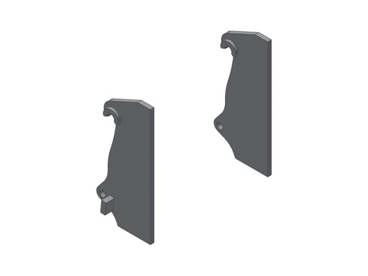 TAG QC Adapter Blank | Non-Profiled Female | Class 100–900 | 1¼"–1¾" Plate | Machine Size 30,000–160,000 lbs | For Wheel Loaders