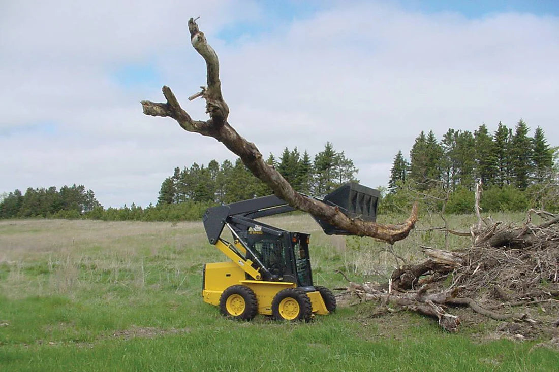 Erskine 4-in-1 Combination Bucket | 66", 72" & 80" Model | With Bolt-On Cutting Edge | For Skid Steer