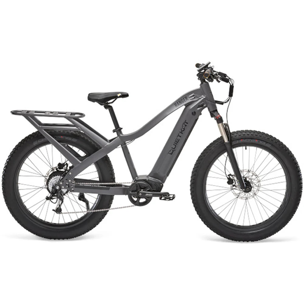 QuietKat | Ranger XR | All-Terrain Electric Bike | 26” x 4.0” Fat Tires | 750W Hub-Drive Motor | 48+ Mile Range | For Off-Road, Hunting, Travel & Urban Adventures