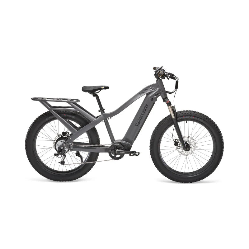 QuietKat | Ranger XR | All-Terrain Electric Bike | 26” x 4.0” Fat Tires | 750W Hub-Drive Motor | 48+ Mile Range | For Off-Road, Hunting, Travel & Urban Adventures