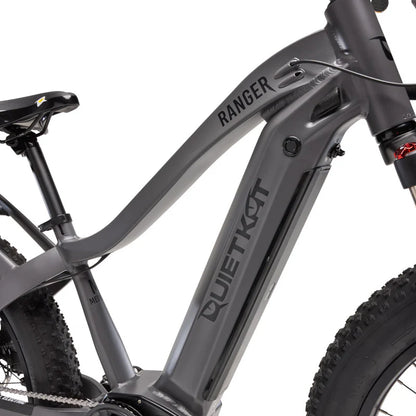QuietKat | Ranger XR | All-Terrain Electric Bike | 26” x 4.0” Fat Tires | 750W Hub-Drive Motor | 48+ Mile Range | For Off-Road, Hunting, Travel & Urban Adventures
