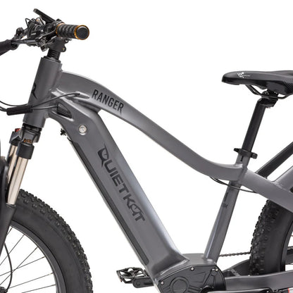 QuietKat | Ranger XR | All-Terrain Electric Bike | 26” x 4.0” Fat Tires | 750W Hub-Drive Motor | 48+ Mile Range | For Off-Road, Hunting, Travel & Urban Adventures