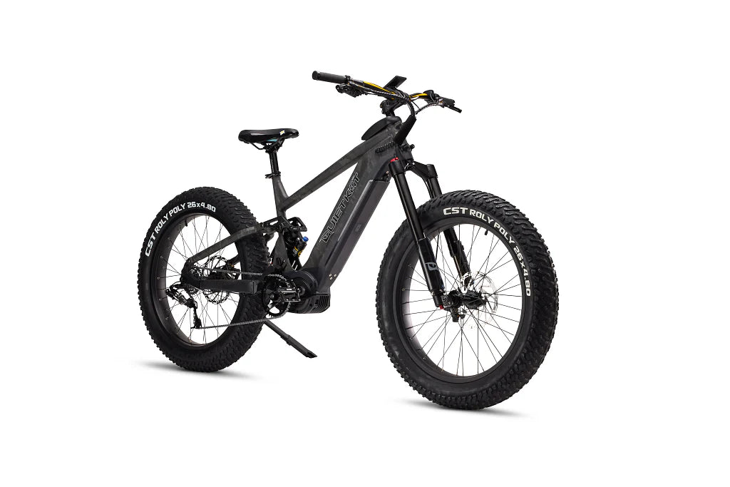 QuietKat Ibex E-Bike | Range Up-To 63 Miles | Load Capacity 300+ Lbs | With Cargo Rack