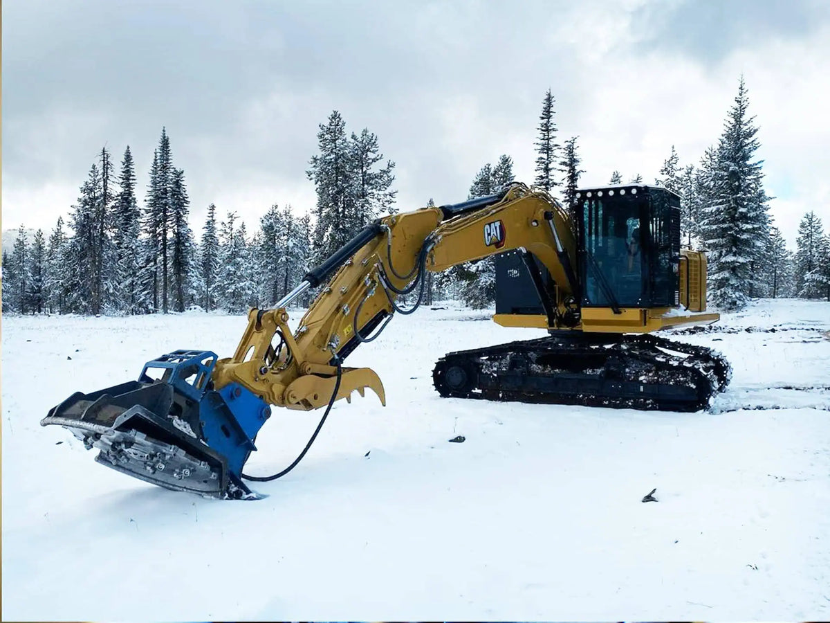 Promac Rotary Disk Forestry Cutter | Model R Series | Cutting Width 36" & 52" | 15 To 20 Tons | For Excavator