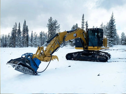Promac Rotary Disk Forestry Cutter | Model R Series | Cutting Width 36" & 52" | 15 To 20 Tons | For Excavator