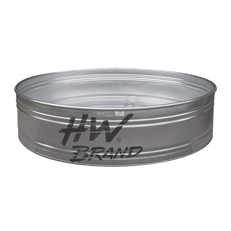 Hutchison HW Round Stock Tank | BIG TOP Rims | Galvanized Steel | Gallon Capacity 80–1400