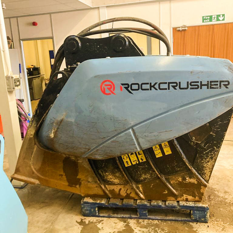 RockZone Rock Crusher Attachment | RCR Series | Width 43" - 72" | Machine Size 10 - 35+ Tons | For Excavators