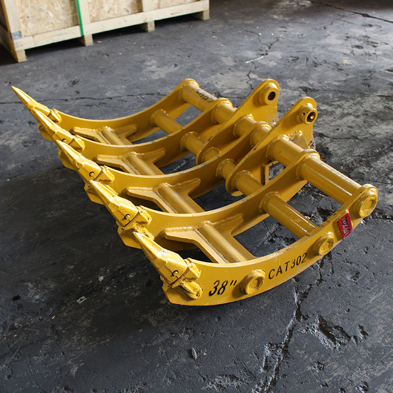 Teran Rake & Root Rake | Model Rake-302, Rake-303 & Rake-304 | Width 31", 38", 44" & 47" inches | For Excavators