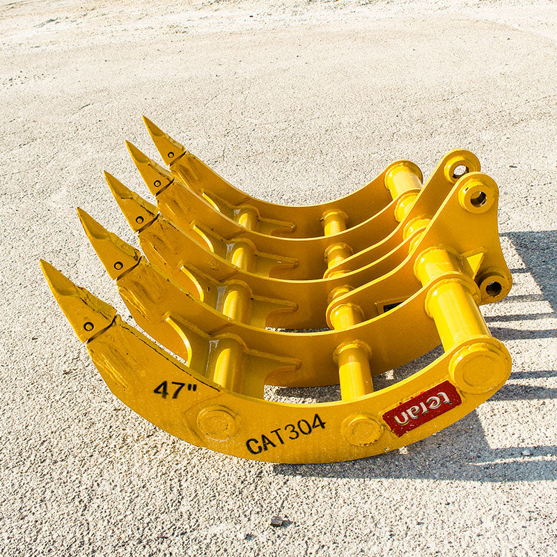 Teran Rake & Root Rake | Model Rake-302, Rake-303 & Rake-304 | Width 31", 38", 44" & 47" inches | For Excavators