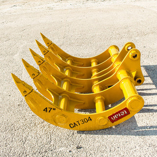 Teran Rake & Root Rake | Model Rake-302, Rake-303 & Rake-304 | Width 31", 38", 44" & 47" | Machine Size 2-6 Tons | For Excavators