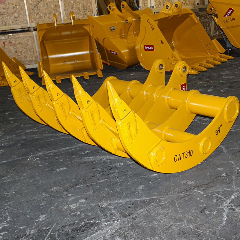 Teran Root Rake | Model Rake-310 | Width 59" & 61" inches | High-Strength Steel | For Excavators