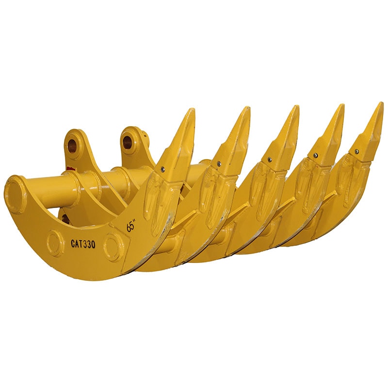 Teran Root Rake | Model Rake-330 | Width 65" inches | High-Strength Steel | For Excavators