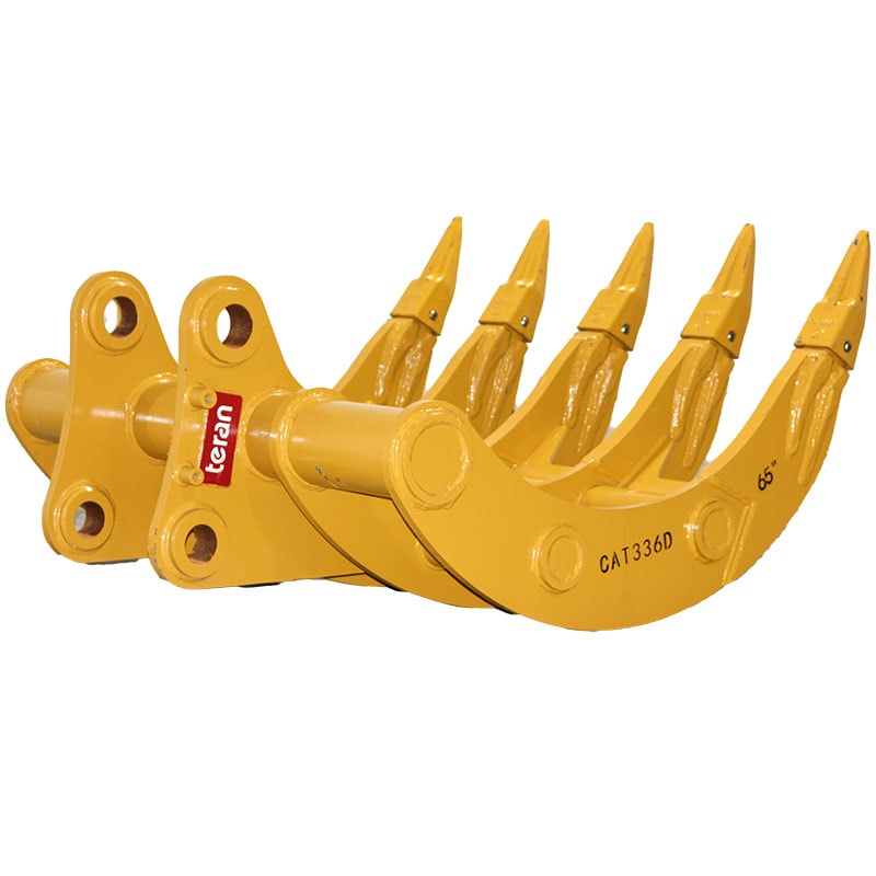 Teran Root Rake | Model Rake-336 D | Width 65" inches | NM400 Tines | For Excavators