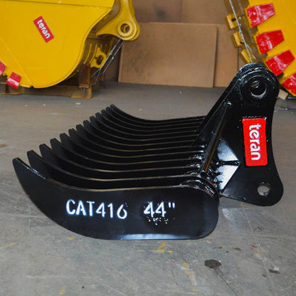 Teran Rake | Model Rake-416 | Width 44" inches | High-Strength Steel | For Excavators