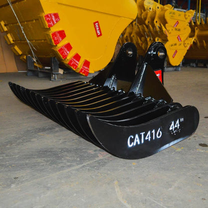 Teran Rake | Model Rake-416 | Width 44" inches | High-Strength Steel | For Excavators