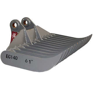 Teran Root Rake | Model EC-140 & EC-480 | Width 59", 61" & 73" | Machine Size 14–50 Tons | For Volvo Excavators
