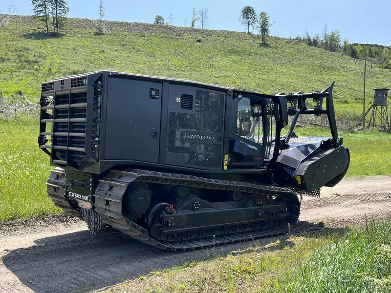 2025 Prinoth Hydraulic Carrier Vehicle Track Mulcher | Model Raptor-500 | Working Width 110" inches | Engine Horsepower 440 HP