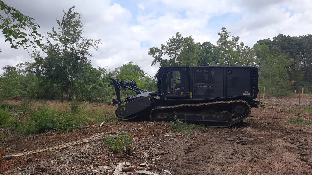 2025 Prinoth Hydraulic Carrier Vehicle Track Mulcher | Model Raptor-500 | Working Width 110" inches | Engine Horsepower 440 HP