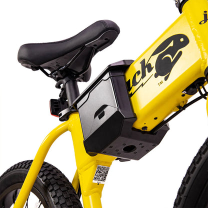 JackRabbit | Micro Electric Bike Battery | Model RangeBuster Battery | 360Wh 10Ah | 24+ Mile Extended Range | UL2271 Compliant | For JackRabbit Models OG, OG2, XG, XG Pro, MG