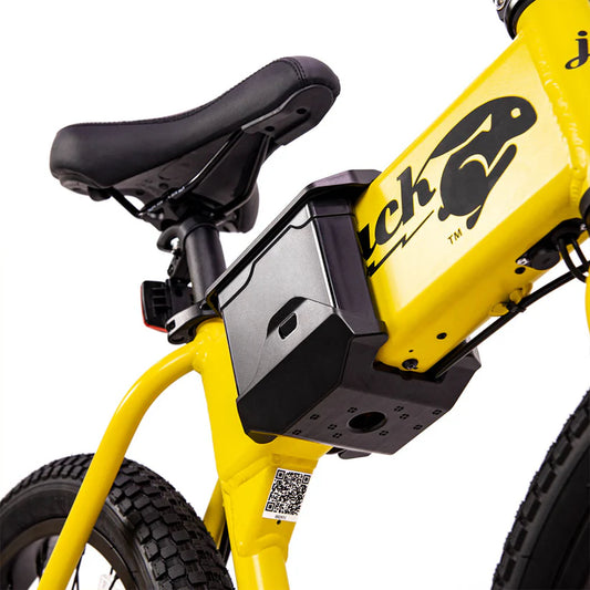 JackRabbit | Micro Electric Bike Battery | Model RangeBuster Battery | 360Wh 10Ah | 24+ Mile Extended Range | UL2271 Compliant | For JackRabbit Models OG, OG2, XG, XG Pro, MG