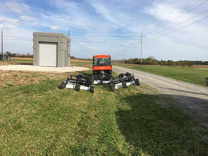 Kunz Engineering | Best Quality Rough Cut Mower AcrEase | Model MR44BC | 44″ Cutting Width | Pull Type | Horsepower 23 HP Briggs & Stratton Engine | For ATV & UTV