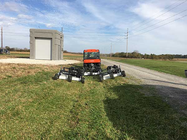Kunz Engineering | Rough Cut Mower | AcrEase | Model MR44KWE | Cutting Width 44" Inches | Horsepower 23+ HP | For ATV, UTV, Tractor