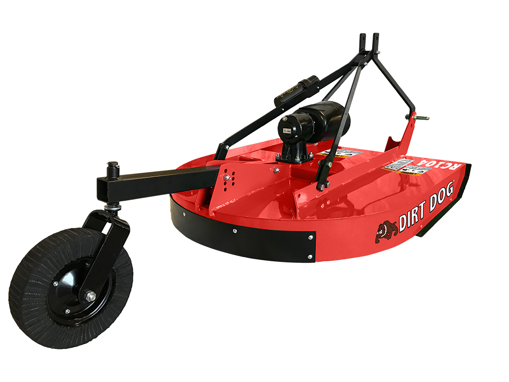 Dirt Dog Rotary Cutters/Brush Mower | RC-100 Series | Cutting Width 48", 60" & 72" | 18-60 HP | For Tractors