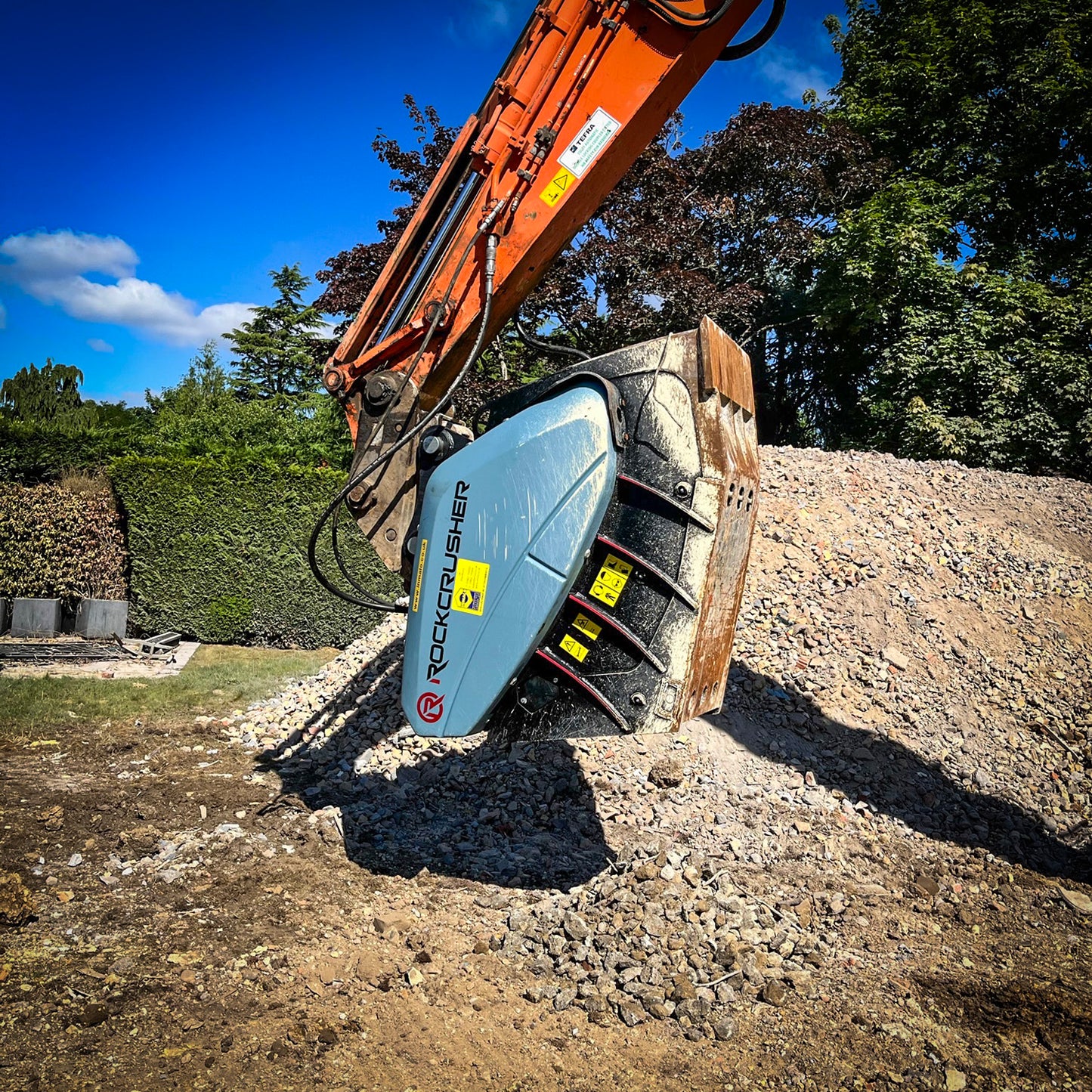 RockZone Rock Crusher Attachment | RCR Series | Width 43" - 72" | Machine Size 10 - 35+ Tons | For Excavators