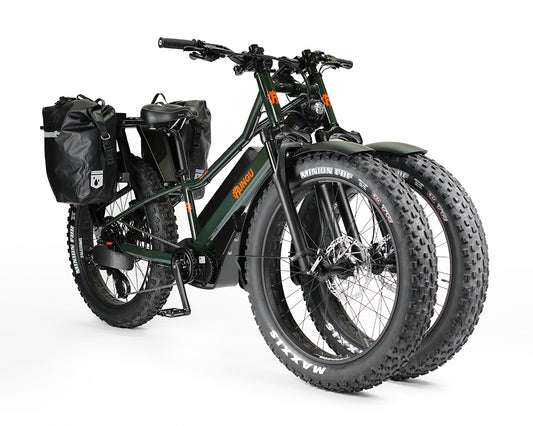 Rungu Dualie® Stealth ATV XR Rugged Package | Bafang 1120W Mid Drive | Max Range 257 Miles | Top Speed 23 MPH