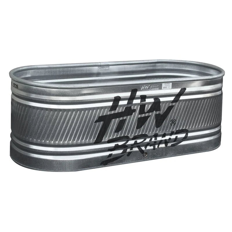 Hutchison HW Round End Stock Tank | BIG TOP Rims | Galvanized Steel | Gallon Capacity 72–406