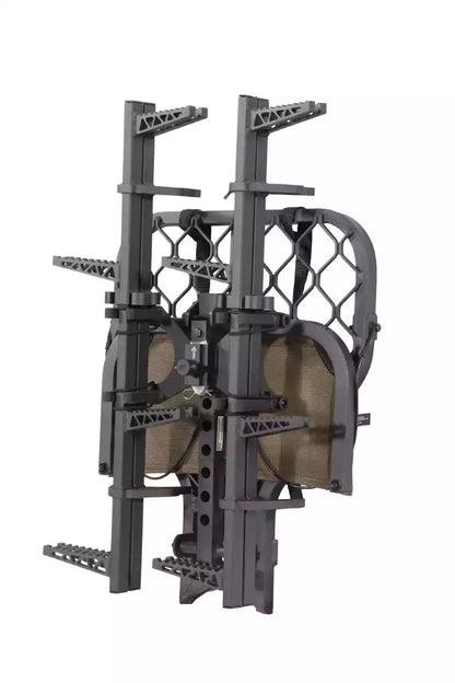 Millennium Treestands MRG7 SL Run ‘N Gun Hang-On Combo | Model M-RG7-SL | Sticks 32" | Capacity 300 lb | Hunting