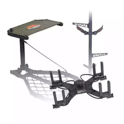 Millennium Treestands MRG7 SL Run ‘N Gun Hang-On Combo | Model M-RG7-SL | Sticks 32" | Capacity 300 lb | Hunting