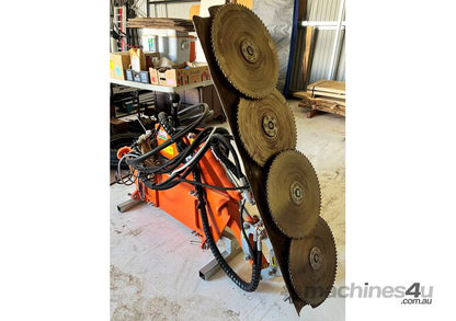 Rinieri BRE-X Bush Cutter Machine BRE-X 3 - 4 Discs | 39"-55" Cutting Width for Front Loader