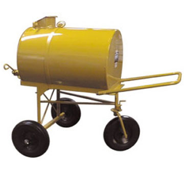 Roof Master Hotmaster Insulated Asphalt Lugger | Model RM-512605 | 55 Gallon Capacity | 27" Draw-Off Valve Height | For Roofing & Asphalt Transport