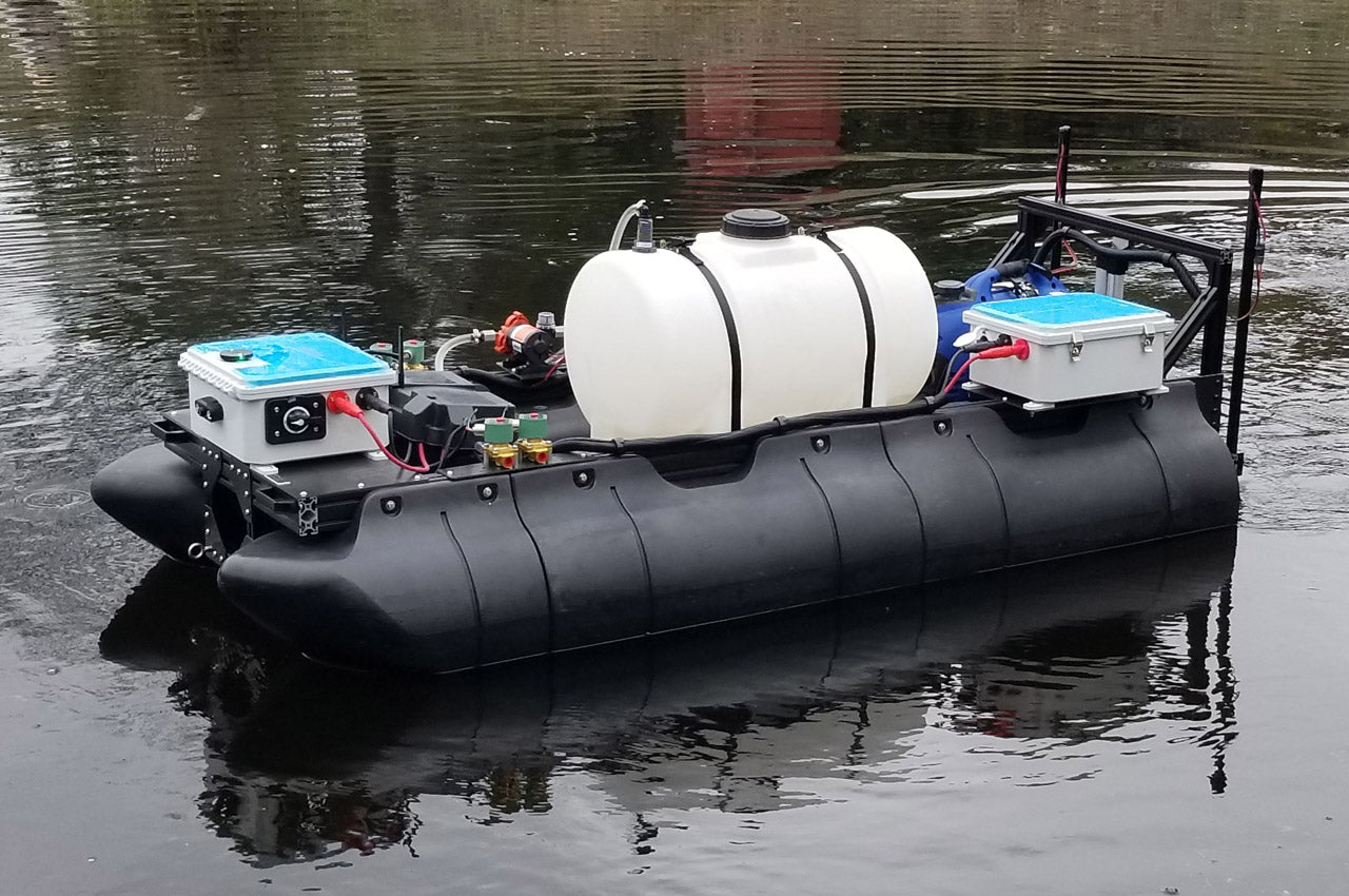 ADAPT Drone Boat - Autonomous Spraying Boat - Extended Length - Hybrid Powertrain