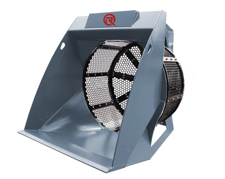 RockZone Rock Screener | RS Series | Screen Drum Diameter 31.5" - 78.75" | Machine Size 3 - 35+ Tons | For Excavators