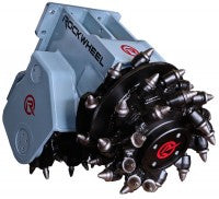 RockZone Rockwheel Trench Cutter | Model TC 20 & TC 30 | Drum Width 26" & 27" | Machine Size 18 - 42 Tons | For Excavators