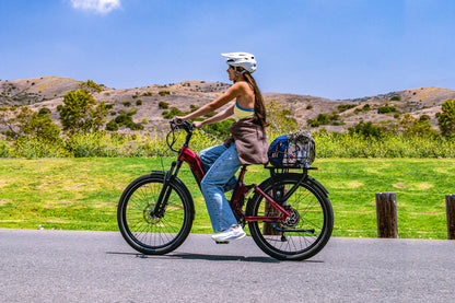 Himiway | Electric Bike | Model A7 Commuter | 27.5 x 2.4” Tires | 750W Hub Motor | 65 Mile Range | 400 lb Payload | Full Suspension Comfort | For Urban Comfort & All-Terrain Exploration