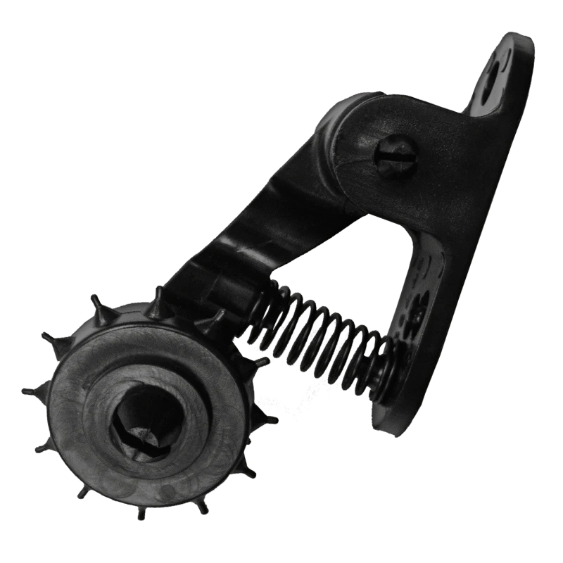 RRV Canola Disk Knock-Out Wheel Assembly & Wear Strip | 12-Notch Design | 0.5" Polycarbonate | For John Deere CCS Mini-Hopper