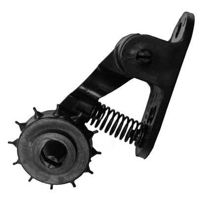 RRV Canola Disk Knock-Out Wheel Assembly & Wear Strip | 12-Notch Design | 0.5" Polycarbonate | For John Deere CCS Mini-Hopper