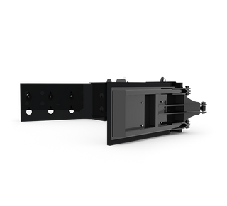 HLA Attachment Hydraulic Adjustment Rubber Scraper/ Box Blade Less Mount | Model RSHY815/916 | 8' / 9' Width | For Tractor