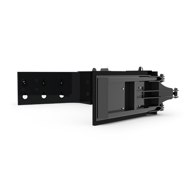 HLA Attachment Hydraulic Adjustment Rubber Scraper/ Box Blade Less Mount | Model RSHY815/916 | 8' / 9' Width | For Tractor